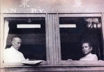 Chiang Kaishek and Sun Yatsen, Shaoguan Rail Station, Shaoguan, Guangdong, China, 1923