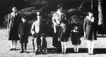 Emperor Showa, Empress Kojun, and their children, Japan, 7 Dec 1941