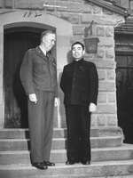 George Marshall and Zhou Enlai, 1946, photo 1 of 2