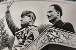 Benito Mussolini and Oswald Mosley, Italy, 1936