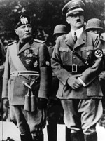 Benito Mussolini and Adolf Hitler, Yugoslavia, 1937