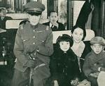 Takeichi Nishi and his family just prior to Nishi