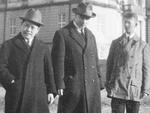 Physicists Yoshio Nishina, Llewellyn Thomas, and Friedrich Hund in Copenhagen, Denmark, 1926