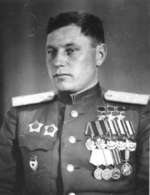 Portrait of Aleksandr Pokryshkin, circa 1945