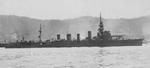 Crucero ligero Jintsu en Kure, Japón, finales de enero de 1932