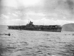 Katsuragi en el puerto de Simpson, Rabaul, Nueva Bretaña, 31 de enero de 1946