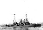 American battleship Mississippi, later to become Greek battleship Kilkis, probably off New York City, United States, 3 Oct 1911