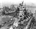 New Mexico at the Norfolk Navy Yard, Portsmouth, Virginia, United States, 31 Dec 1941