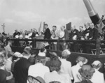 Launching ceremony of North Carolina, New York Navy Yard, Brooklyn, New York, United States, 13 Jun 1940, photo 2 of 4