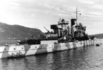 Nymphe operating off Norway as anti-aircraft ship