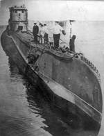 Polish submarine Orzel in port
