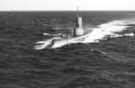 USS Sennet underway off Key West, Florida, United States, 21 Apr 1952