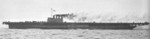 USS Wolverine underway in Lake Michigan, United States, 1940s