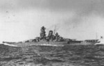 Yamato en pruebas, 30 de octubre de 1941, foto 2 de 4