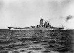 Yamato en pruebas, 30 de octubre de 1941, foto 4 de 4