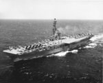 USS Yorktown underway, 6 May 1956