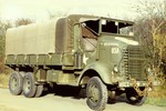 GMC AFKWX 2 1/2-ton 6x6 transport truck, a predecessor to and cab-over version of the CCKW; post-war restoration