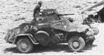 German SdKfz. 222 armored car in North Africa, date unknown