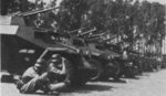 SdKfz. 222 light armored cars of the Chinese 88th Division, China, circa late 1930s