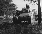 M3 medium tank on a training mission at Fort Benning, Georgia, United States, Apr 1942