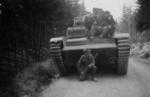 Neubaufahrzeug tank in Norway, circa 1940s