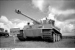 German Army Tiger I heavy tank on display in Russia, summer 1943