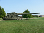 16-inch M1919 coastal defense gun at the United States Army Ordnance Museum, Aberdeen Proving Ground, Maryland, United States, 14 Aug 2007