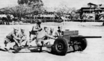 37 mm Gun M3 in service with the Philippine Scouts, Fort William McKinley near Manila, Philippine Islands, circa 1941