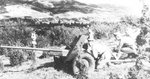 Soviet 45 mm M1942 (M-42) anti-tank gun with its crew, circa 1940s