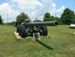 8in Gun M1 on display at the United States Army Ordnance Museum, Aberdeen Proving Ground, Maryland, United States, 12 Jun 2007, photo 1 of 2