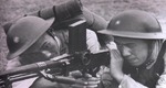 Machine gun crew of Chinese 185th Division with ZB vz. 26 light machine gun, China, Mar 1942
