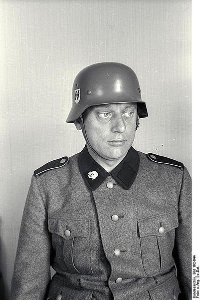 Portrait of a German SS guard of Mauthausen Concentration Camp, date unknown