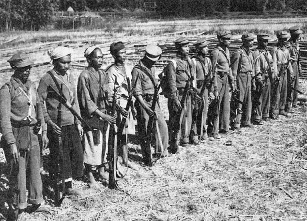Kachin troops under US Army command, northern Burma, 1943-1944