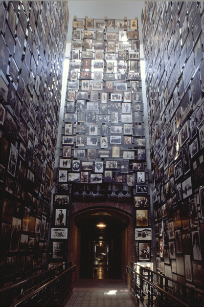 The Tower of Faces (the Yaffa Eliach Shtetl Collection), United States Holocaust Memorial Museum, Washington, United States, circa late 1990s