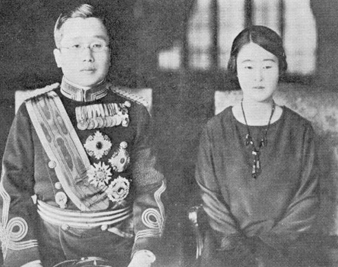 Crown Prince Yi Un and Princess Masako (Bangja), 1923
