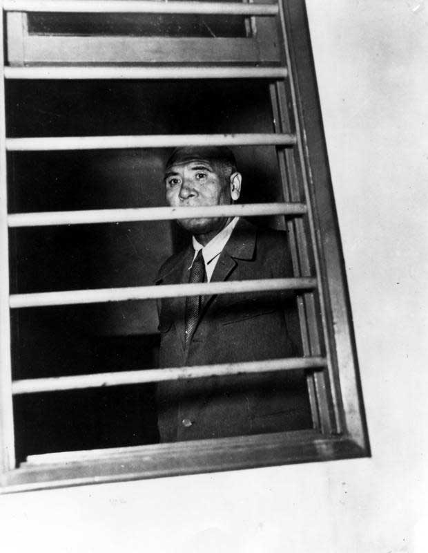 Homma in prison, early 1946