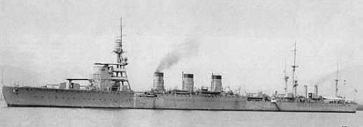 Light cruiser Nagara, date unknown