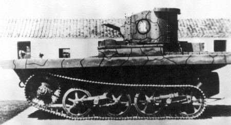 Chinese Army Light Amphibious Tank, 1930s
