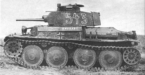 Panzer 38(t) light tank, circa early 1940s, photo 1 of 3