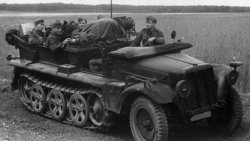 WW2 Allemand SD II 10 Half-Track remorqué GUN PAK 40 Tank Guerre mondiale 2 KFZ GPM 