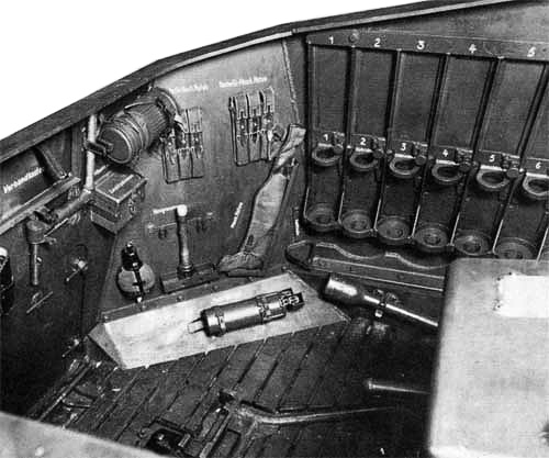 Interior of Sturer Emil heavy tank gun, circa 1944-1945, photo 1 of 5