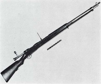 Arisaka Type 38 rifle as seen in figure 3 of US Army Medical Department publication 'Wound Ballistics', 1962