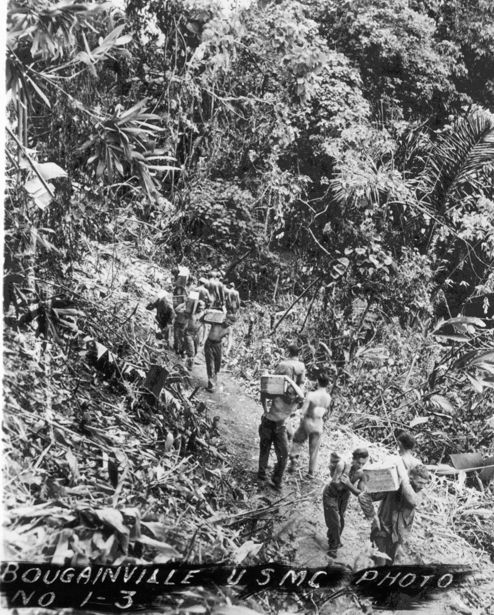 US Marines, Bougainville, Solomon Islands, 1943-1944