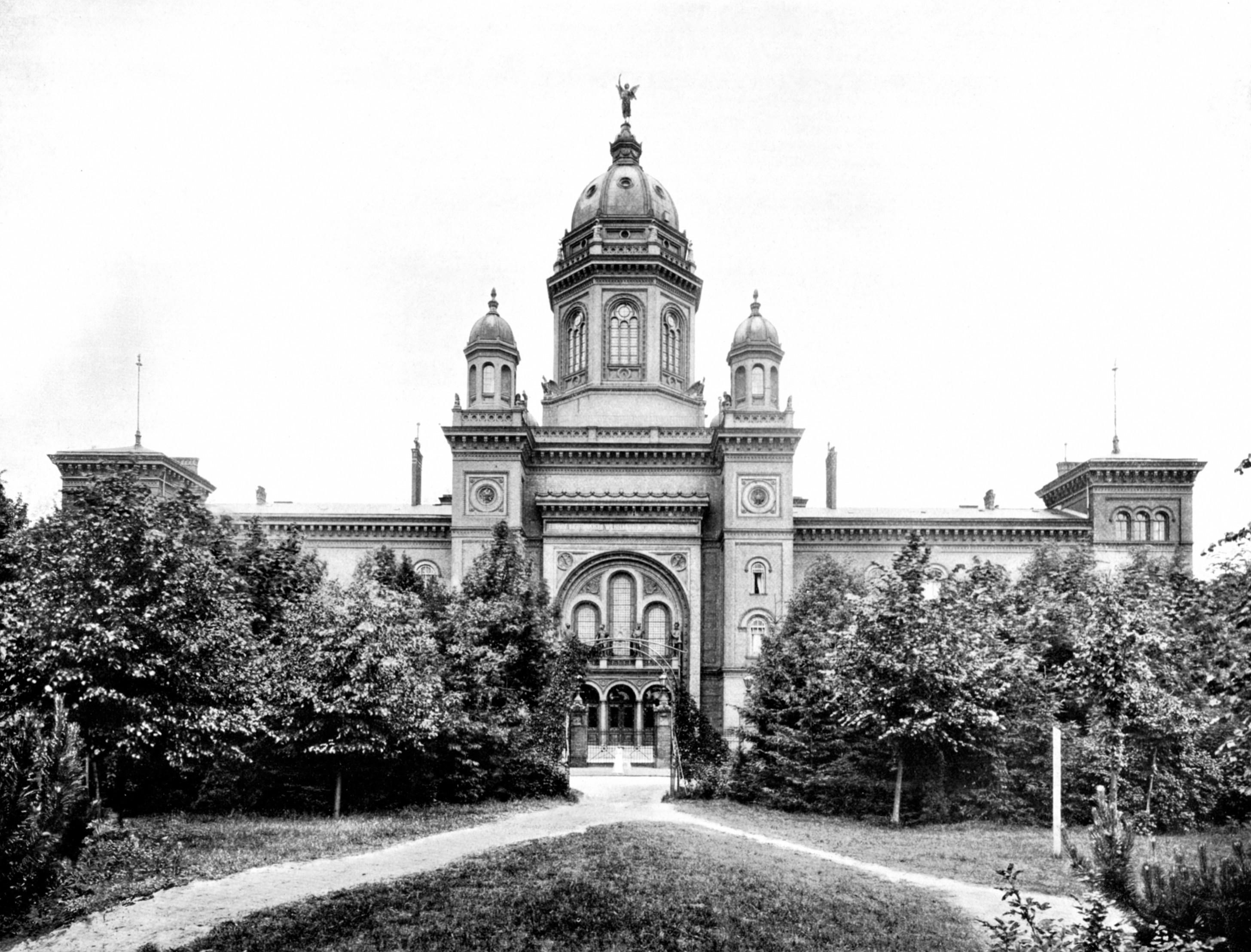 The Royal Preußische (Prussian) Military Academy in Lichterfelde Barracks, Berlin, Germany, circa 1900