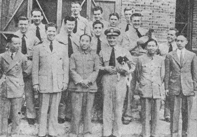 Dai Li, Milton Miles and other SACO personnel, China, 1940s