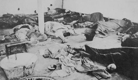 Murdered patients at Jiangjiachi Military Hospital, Jinan, Shandong, China, circa 4 May 1928, photo 4 of 5