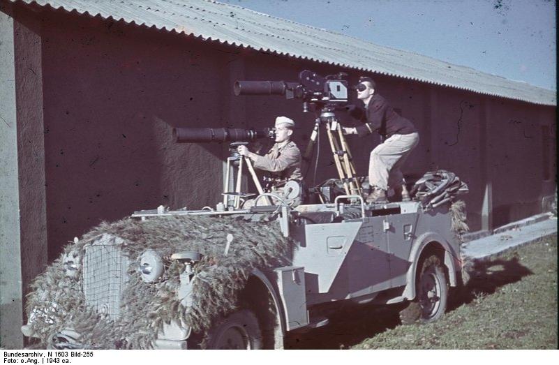 Horst Grund filming, circa 1943