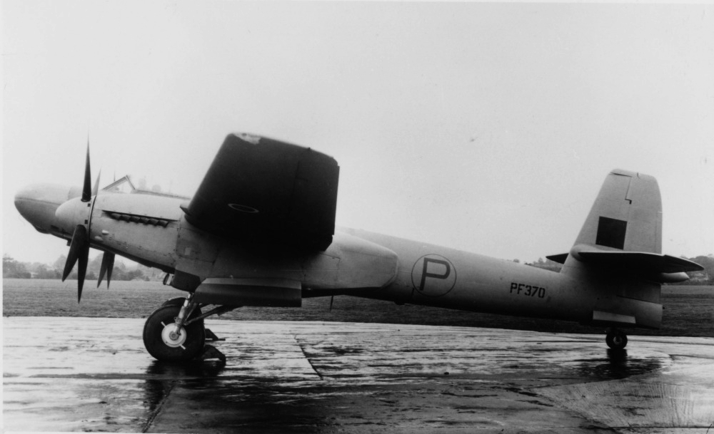 Welkin Mk II nightfighter at rest, 1940s