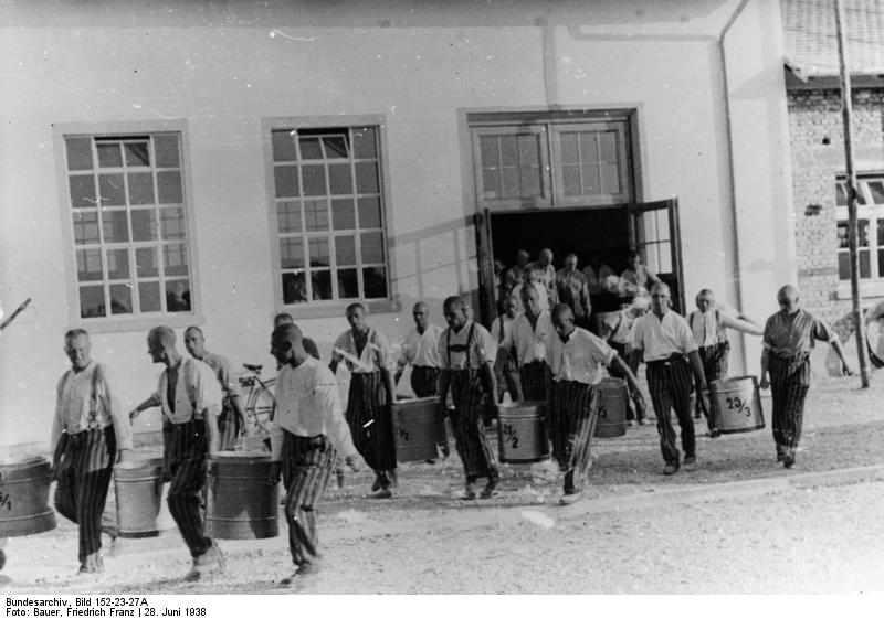 Prisoners, Dachau Concentration Camp, Germany, 28 Jun 1938