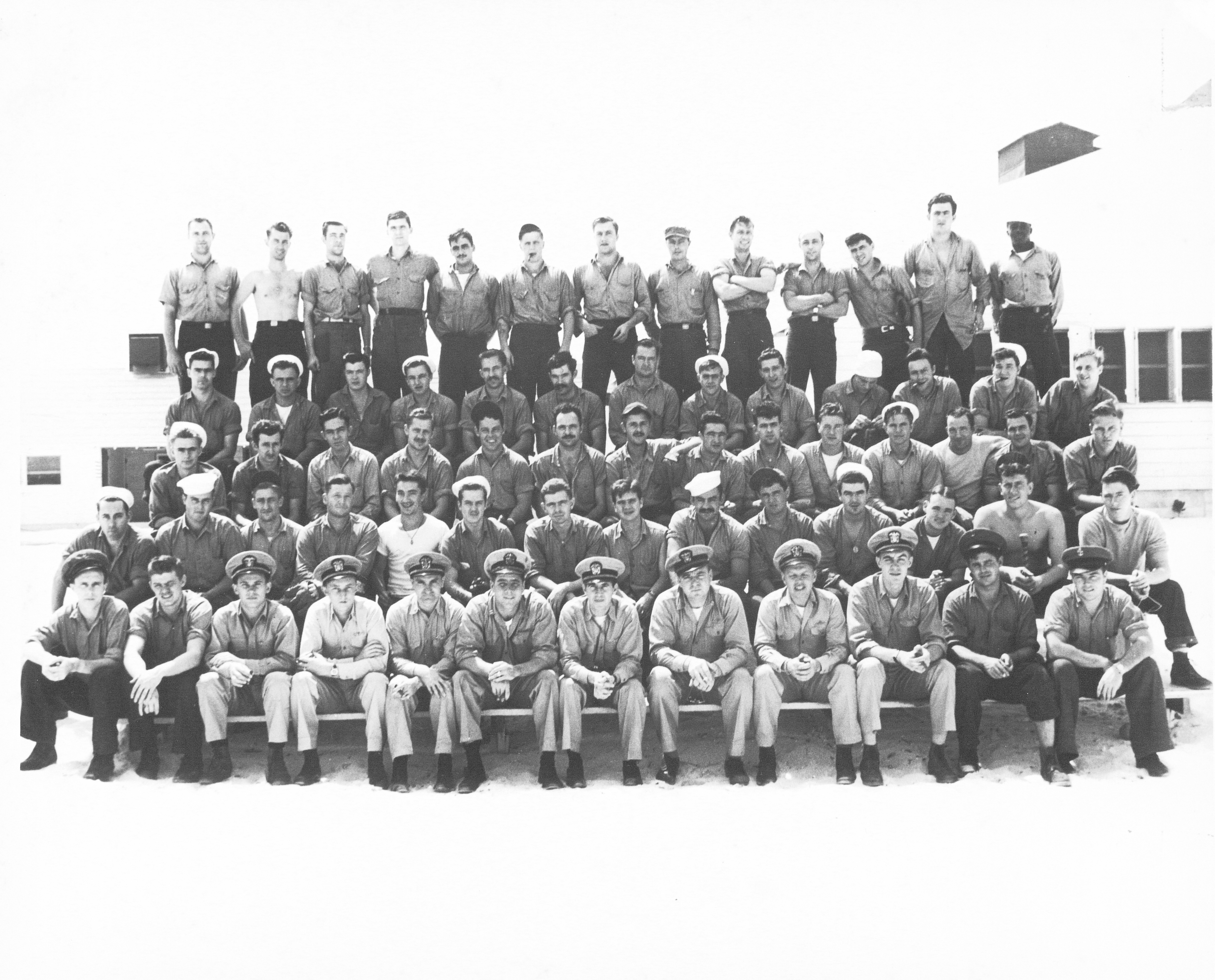 Officers and men of USS Cabrilla, date unknown